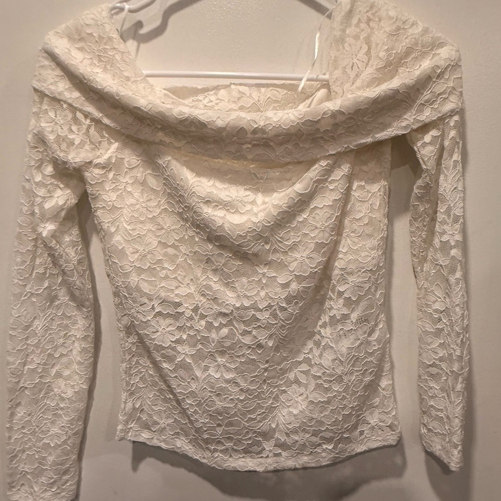Elegant Off-Shoulder Lace Top